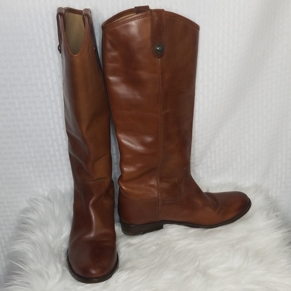 Frye Shoes - Ladies sz 8.5 FRYE Melissa boots Cognac color